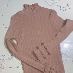 Zara Blush Knit Top